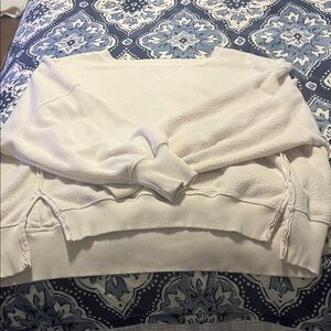 American Eagle Outfitters Cream Pullover